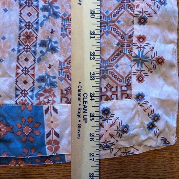 Coldwater Creek Blouse Women’s Size XS Pink Geometric Pattern Short Sleeve NWT - Picture 3 of 12